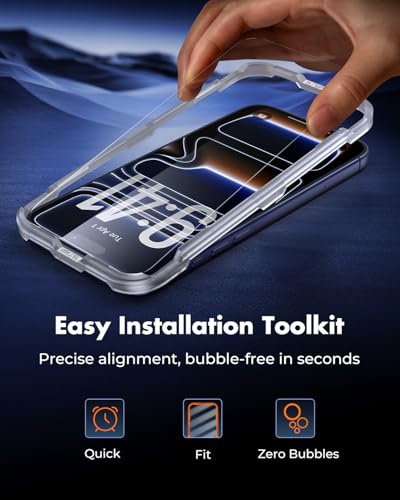UNBREAKcable iPhone 17 Pro Max Screen Protector & Camera Lens Protector - size: iPhone 17 Pro Max