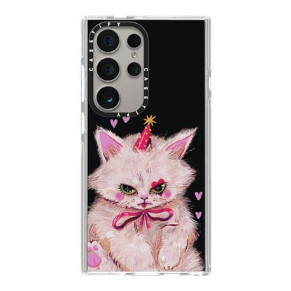 CASETiFY for Galaxy S24 Ultra Case - Impact Clear | Not Yellowing | 6.6 ft. Drop Protection | CLOWN KITTY | Clear - color: CLOWN KITTY, size: Galaxy S24 Ultra