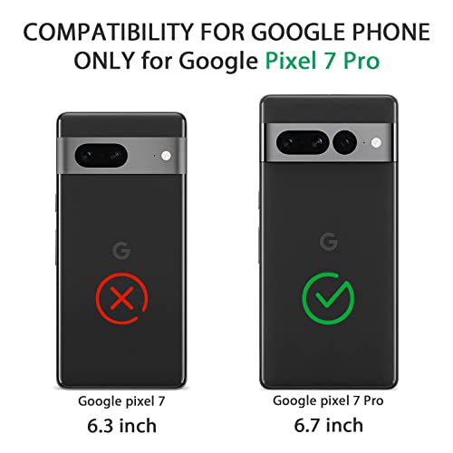 Silicone Phone Case Compatible with Google Pixel 7 Pro, Soft Protective Smart Phone Case for Women Men, Durable Anti-Scratch Shockproof Phone Cover Black