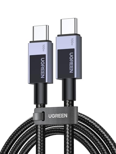 UGREEN 100W USB C Cable, Type C Charger Fast Charging, 10ft, Black - size: 10FT
