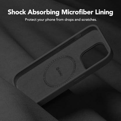 GONEZ Magnetic for iPhone 14 Pro Max Case, Silicone Cover Black - color: Black, size: Iphone 14 Pro Max