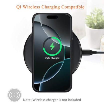 Battery Case for iPhone 16 Pro, Upgraded 10000mAh Rechargeable Portable Charging Case with Wireless Charging Compatible for iPhone 16 Pro (6.3 inch) with Carplay Battery Pack Charger Case (Black) - size: iPhone 16
