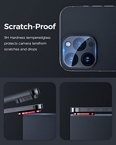 [3 Pack Camera Lens Protector For iPhone,9H Tempered Glass,Anti-Scratch,Case Friendly,Night Circle,No-Bubble HD Clarity,Full Cover (iPhone 13 Pro/13 Pro Max) - size: iPhone 13 Pro/13 Pro Max