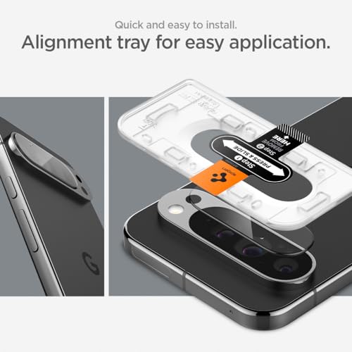 Spigen Glas.tR EZ FIT Optik Camera Lens Protector for Pixel 9 Pro XL - size: Pixel 9 Pro XL