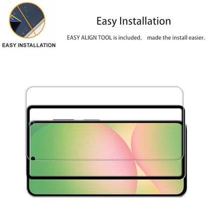 [2+2 Pack Tempered Glass Film For Samsung Galaxy A56 5G Screen Protector 2-Pack with Camera Lens Protector 2-Pack