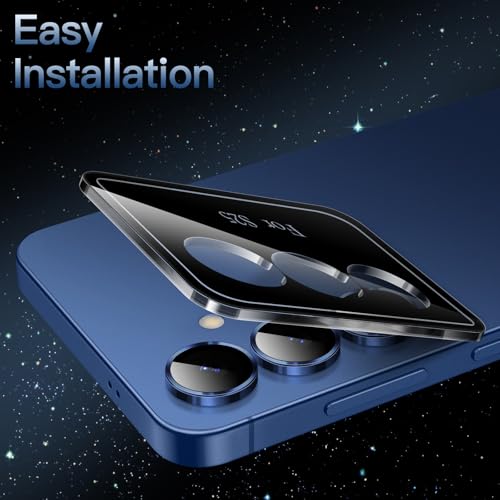 JETech Camera Lens Protector for Samsung Galaxy S25, Navy, 1 Set - color: Navy