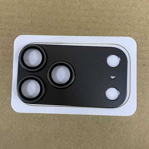 for iPhone 17 Pro Max Camera Lens Protector Matte Solid Color 9H Tempered Glass Protective Anti-Scratch Film Screen Cover (Dark Gray) - color: Dark Gray
