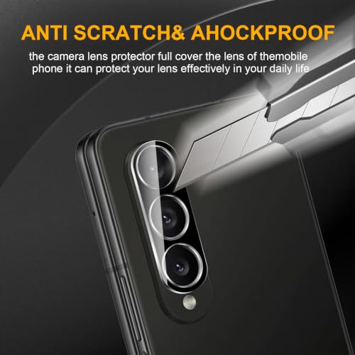 3 Pack Camera Lens Protector for Samsung Galaxy Z Fold 4 - size: Galaxy Z Fold 4