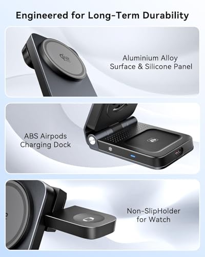 CloudValley 25W 3-in-1 for MagSafe Charging Station for Apple
