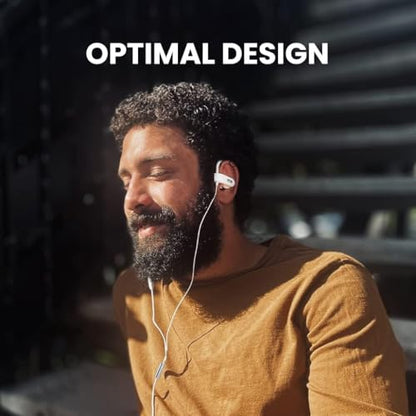 Avantree C171 - USB-C Wired Earbuds with Microphone & Volume Controls - color: White, size: Standard, style: USB-C (Android & iPhone 15 & 16)