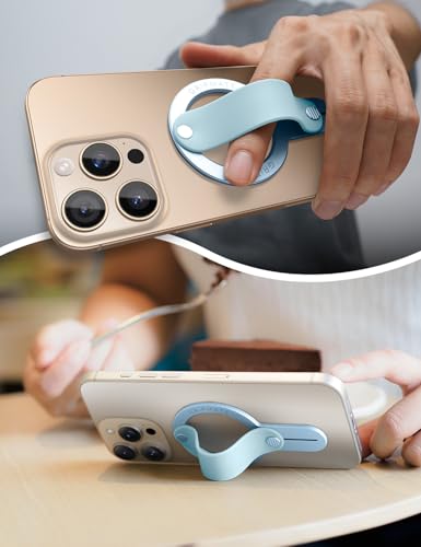 GripMate for MagSafe Phone Grip for iPhone, Slim Magnetic Phone Ring Holder