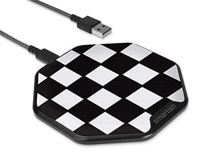 Smartish Fast Wireless Charger - Charge Island - Qi-Certified 15W Universal Charging Pad [Textured & Non-Slip] for iPhone, Samsung Galaxy, AirPods Pro, Qi-Enabled Devices - Freshly Baked - color: {Freshly Baked}, size: CHARGE ISLAND