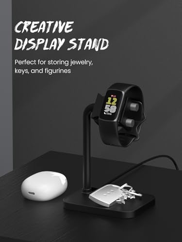 Adjustable Universal Smart Watch Dock & Fitness Tracker Stand - color: Black Watch Dock