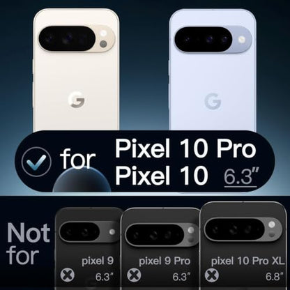 Battery Case for Pixel 10/10 Pro, Upgraded 10000mAh Slim Rechargeable Portable Extended Battery Pack Supported Qi Wireless Charging Case Compatible with Pixel 10/10 Pro(6.3 inch) Charging Case-Black - size: Pixel 10/10 Pro