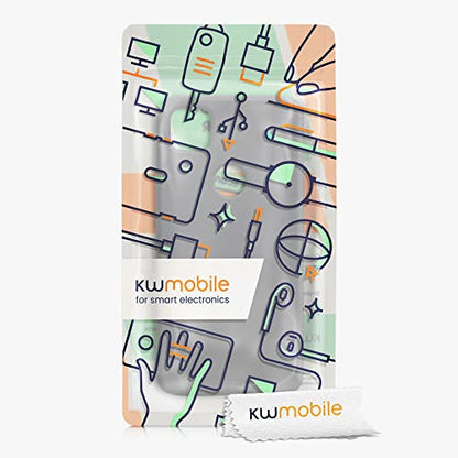 kwmobile Case Compatible with Google Pixel 4a Case - Slim Protective TPU Silicone Phone Cover - Stone Dust - color: Stone Dust