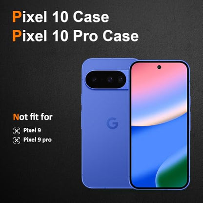 Silicone Clear for Google Pixel 10/10 Pro Case,Ultra Thin with Comfort Grip | Soft Slim-Fit TPU Pixel 10/10 Pro Phone Cover,Non-Slip,Shockproof Protection,Scrath-Resistant