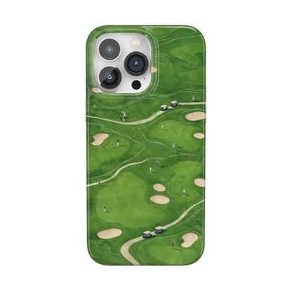 Casely iPhone 14 Pro Case | Clubhouse | The Back Nine | Compatible with MagSafe | Classic Ultra Thin Design - color: Clubhouse | The Back Nine, size: Iphone 14 Pro