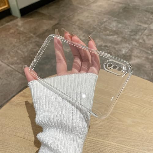 Clear Case for iPhone Xs max case.Soft Phone Cover Slim Light Full Protection Shockproof(Clear, XS max) - size: XS max