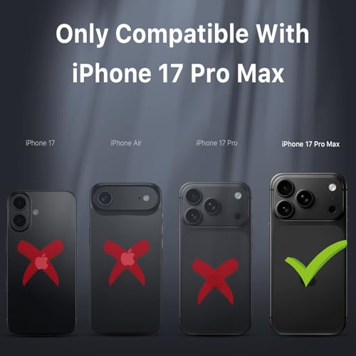 M MYBAT PRO for iPhone 17 Pro Max Case with Belt Clip Holster Black - color: Black, size: iPhone 17 Pro Max