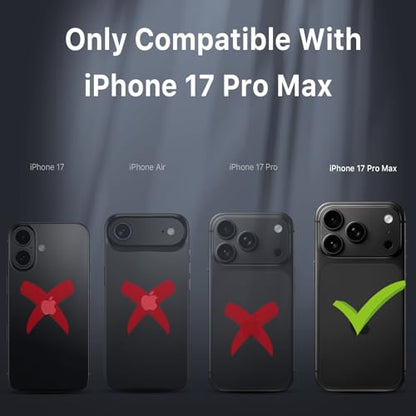 M MYBAT PRO for iPhone 17 Pro Max Case with Belt Clip Holster Black - color: Black, size: iPhone 17 Pro Max