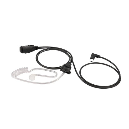 PTT Earpiece USB C - Earbuds with PTT Button and Mic (for Teams, Zello, and Other Walkie Talkie Apps on Android/iOS Smartphones) - style: Single USB C (1-pack)