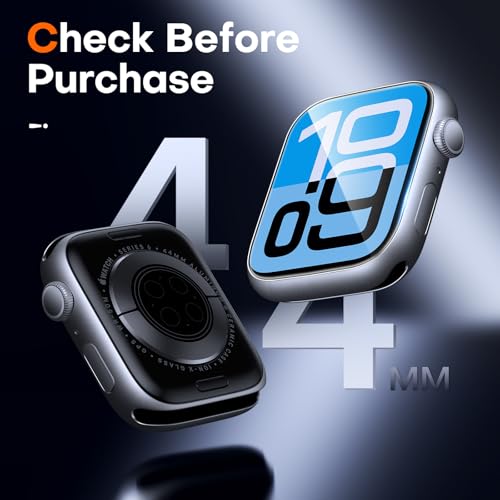 LK LϟK [6 Pack] for Apple Watch SE/Series 6/5/4 Screen Protector 44mm - size: Series SE/6/5/4 44mm Protector