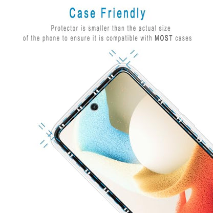 2 Pack Screen Protector for Motorola Moto G 5G 2024 Tempered Glass - color: Clear-Moto G 5G 2024