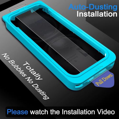 Ferilinso Privacy Screen Protector for iPhone 16 Plus, Tempered Glass - size: iPhone 16 Plus