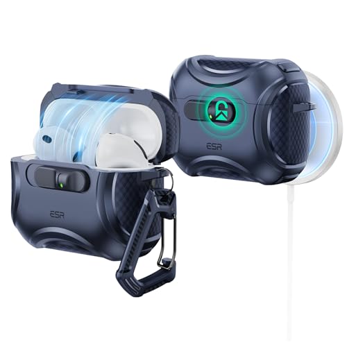 ESR for AirPods Pro 3 Case (2025), Compatible with MagSafe, Blue - color: Blue, size: AirPods Pro 3 Case