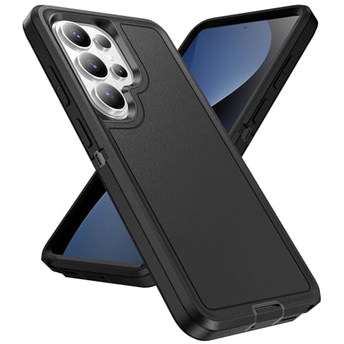 Shockproof Case for Samsung Galaxy S26 Ultra 6.9 inch,Heavy Duty Rugged Military Grade Protection,Hard Sturdy Phone Cover for Samsung S26 Ultra,Black - color: Black