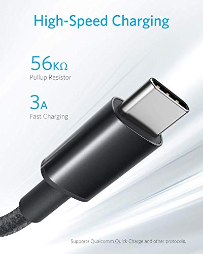 Anker USB A to USB C Cable, USB to USB C Cable - color: Black, size: 3ft