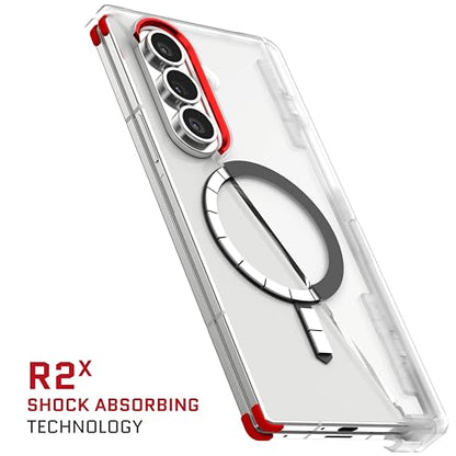 Ghostek Covert Clear Galaxy Z Fold 7 Case with Built-in Kickstand, MagSafe and Full Hinge Protection Designed for 2025 Samsung Galaxy Fold7 (8") (Clear) - color: Clear, size: Galaxy Z Fold 7