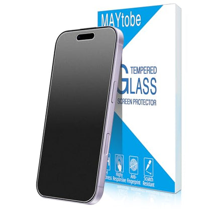 MAYtobe 2-Pack Matte Screen Protector for Apple iPhone 17 Tempered Glass | Anti-Fingerprint, Smooth as Silk, Anti Scratch, Easy to Install, Anti-Reflection - size: iPhone 17 (Matte)
