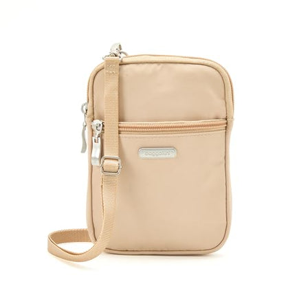 Baggallini Women's Essential Mini Crossbody Bag - color: Light Khaki