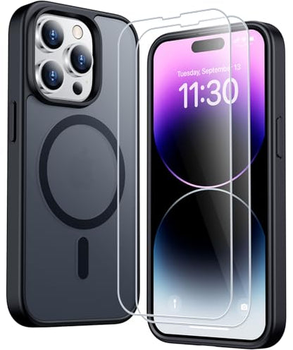 SPIDERCASE Magnetic for iPhone 14 Pro Max Case, Black - color: Black, size: Iphone 14 Pro Max 6.7''