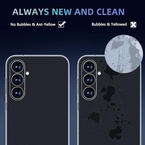 X-level Samsung Galaxy S23 FE Case Clear Slim Fit Ultra-Thin Super Soft TPU S23 FE Phone Cover Light Protective Anti-Slip Grip Scratch Resistant Phone Cases for Samsung S23 FE/ S23 FE 5G -Clear - color: Clear