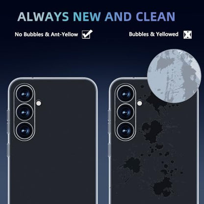 X-level Samsung Galaxy S23 FE Case Clear Slim Fit Ultra-Thin Super Soft TPU S23 FE Phone Cover Light Protective Anti-Slip Grip Scratch Resistant Phone Cases for Samsung S23 FE/ S23 FE 5G -Clear - color: Clear