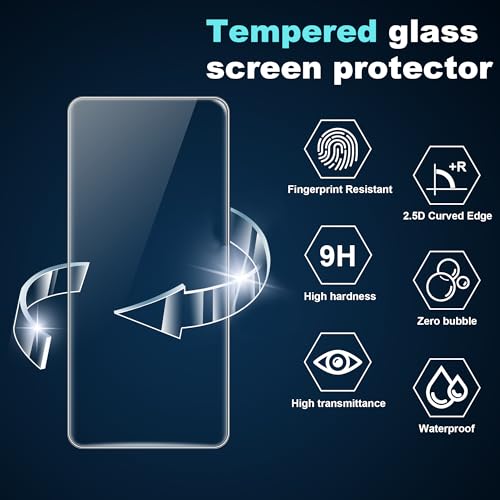 for Zenfone 12 Ultra Screen Protector(2 Pack) Tempered Glass flim,9H Hardness,Anti-Scratch, Case Friendly, - color: Zenfone 12 ultra