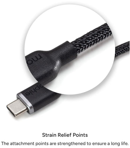 mophie Charge Stream USB-A to Lightning 1m/3ft Silicone Cable - size: 3 feet, style: USB-A to Lightning