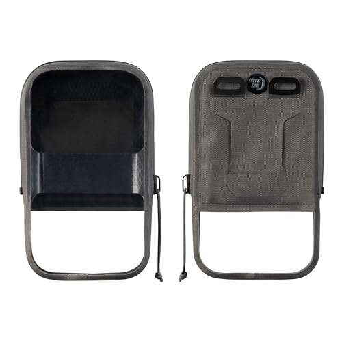 Nite IZE Runoff Waterproof Phone Case with TRU Zip Technology - IP67 Waterproof Phone Case & Lanyard - Poolside & Beach Accessories for Cell Phone - Charcoal