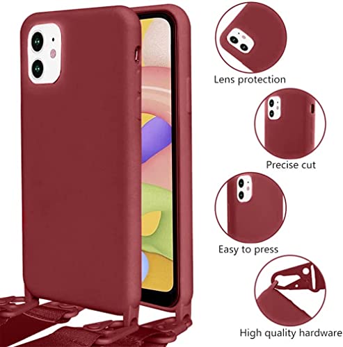Compatible with iPhone 6 Plus/7 Plus/8 Plus,Crossbody Phone Case with Lanyard Cute Soft Silicone Case with Adjustable Shoulder Strap Shockproof Protector Compatible with Women Girls Nevy Blue - color: Nevy Blue, size: iPhone 7 Plus/8 Plus