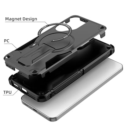 for Galaxy A37/A36-5G Case Military-Grade Dropproof Phone/Invisible Kickstand with MagSafe/HD Screen Protector, Protective Magnetic Phone Cover for Samsung Galaxy A37 4G/5G&A36 5G (Black) - color: Black