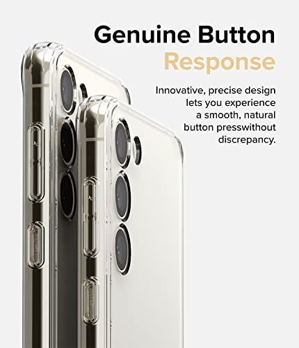 Ringke for Samsung Galaxy S23 Case [Fusion Matte Clear] | Oil & Dirt Resistant, Anti-Fingerprint Technology Prevents Oily Smudges, Frosted Coating Feels Velvety Soft - size: Galaxy S23