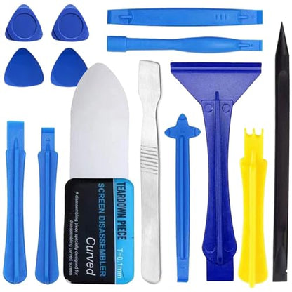 Spudger Pry Tool Kit 14 Piece Opening Tool, Plastic & Metal Spudger Tool Kit, Ultra-Thin Prying & Open Tool for Phone, Laptop, Pad, Cell Phone, Tablet, Computer, Electronics Repair