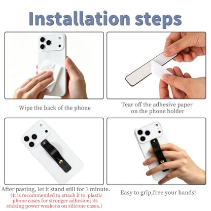 10 Pack Cell Phone Grip Strap Holder for Most Cell Phones & Cases