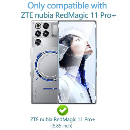 Anoowkoa 3 Pack Compatible with ZTE Nubia RedMagic 11 Pro/RedMagic 11 pro+/RedMagic 11 Plus Screen Protector Tempered glass film.Anti-Breakage.Anti-Scratch No Bubbles 9H Hardness.Easy to install - color: Nubia RedMagic 11 Pro/Plus