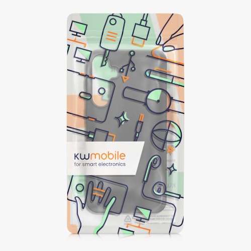 kwmobile Case Compatible with Samsung Galaxy A55 5G Case - Soft Slim Protective TPU Silicone Cover - Dark Grey - color: dark grey, size: Galaxy A55 5G