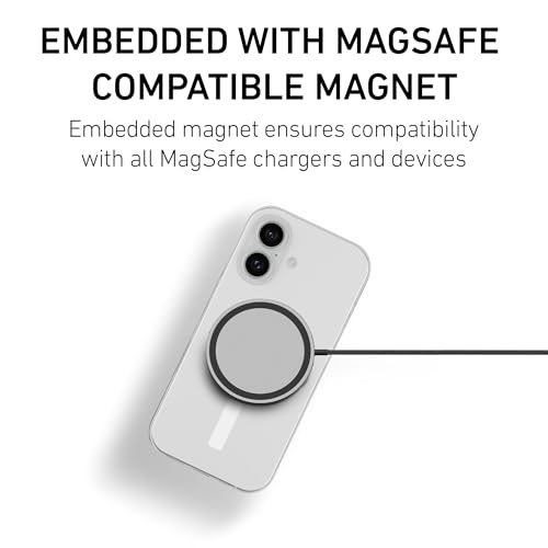 PEEL Magnetic Case for iPhone 16 (Transparent Clear) - color: Clear, size: Magnetic