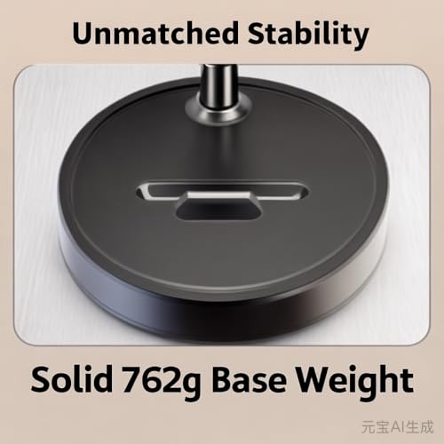 Rotatable Dual Phone Stand, Carbon Steel Weighted Base - size: Tablet