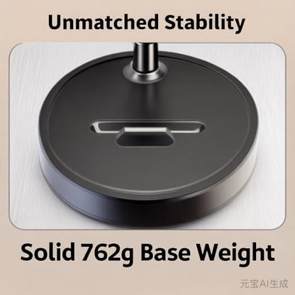 Rotatable Dual Phone Stand, Carbon Steel Weighted Base - size: Tablet